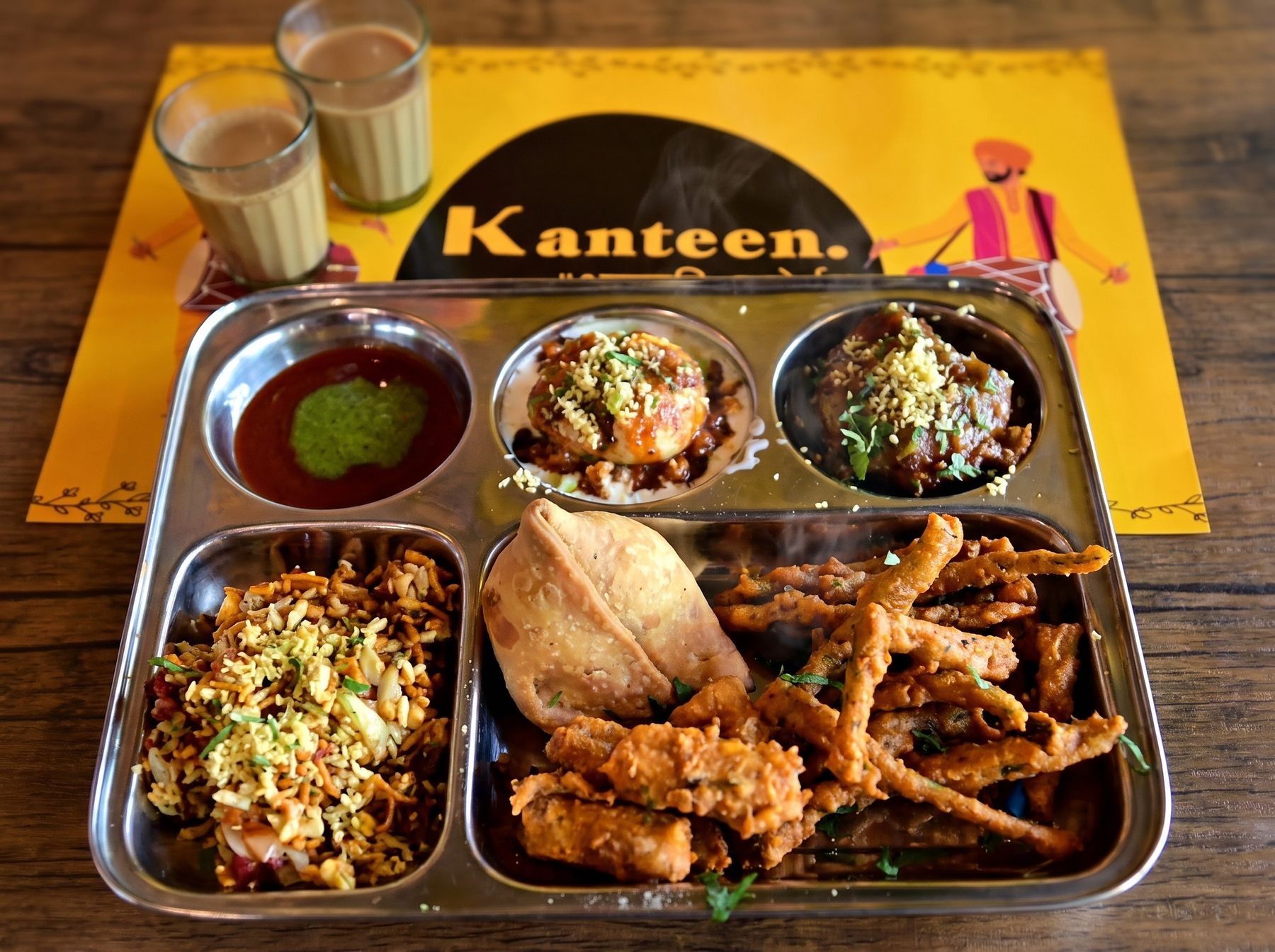 A full Kanteen thali